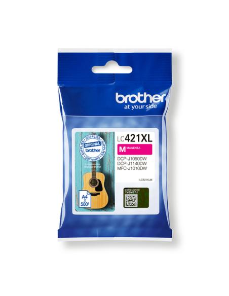 Brother LC-421XLM cartucho de tinta 1 pieza(s) Original Alto rendimiento (XL) Magenta