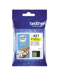 TINTA BROTHER AMARILLA / DCP-J1050DW / DCP-J1140DW / MFC-J1010DW / (200 PAG.) (LC421Y)