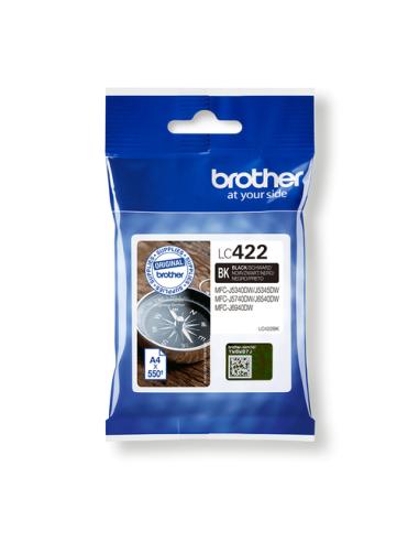 Brother LC422BK cartucho de tinta 1 pieza(s) Original Negro