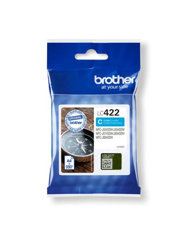 Brother LC422C cartucho de tinta 1 pieza(s) Original Cian