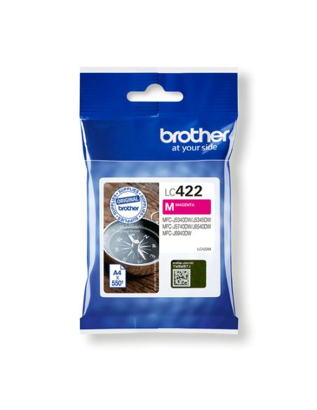 Brother LC422M cartucho de tinta 1 pieza(s) Original Magenta