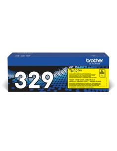 Brother TN-329Y cartucho de tóner 1 pieza(s) Original Amarillo