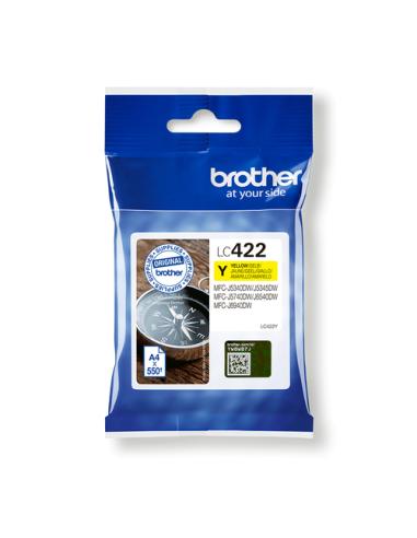 Brother LC-422Y cartucho de tinta 1 pieza(s) Original Amarillo