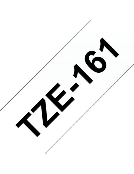Brother TZE-161 cinta para impresora de etiquetas Negro sobre transparente