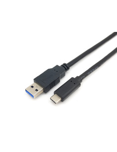 Equip 128344 Cable USB 3.2 Gen 1 C a A , M M , 2,0m, 5Gbps, Negro