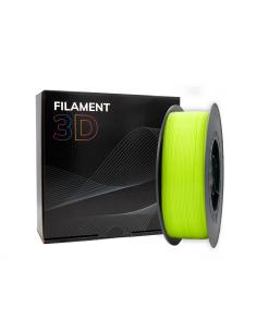 FILAMENTO 3D PLA AMARILLO FLUORESCENTE 1.75mm 1 Kgr