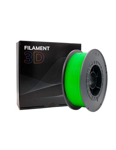 FILAMENTO 3D PLA VERDE FLUORESCENTE 1.75mm 1 Kgr