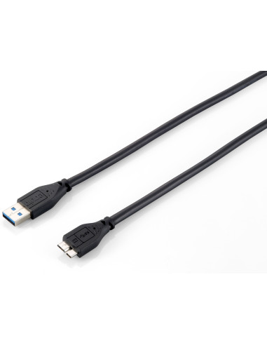 Equip 128397 Cable USB 3.0 A a Micro-B , M M, 1,8m, 5Gbps, Negro