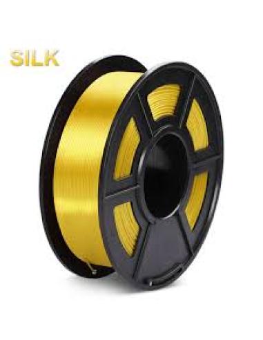 FILAMENTO 3D PLA SILK AMARILLO 1.75mm 1 Kgr