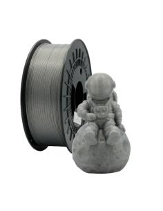 FILAMENTO 3D PLA GLITTER PLATA 1.75mm 1 Kgr