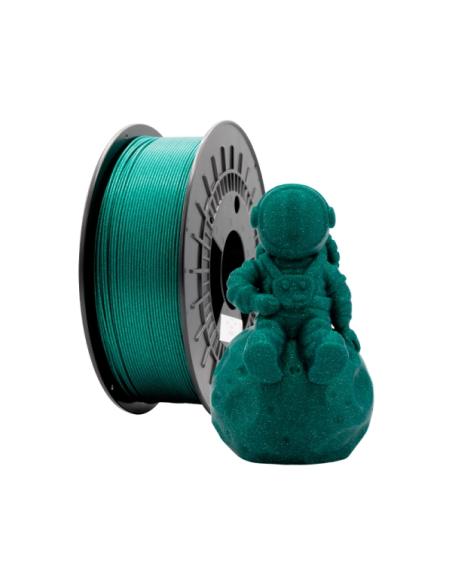 FILAMENTO 3D PLA GLITTER VERDE 1.75mm 1 Kgr