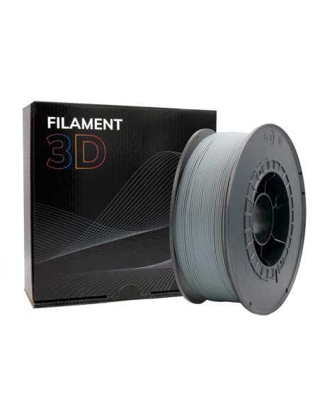 FILAMENTO 3D ASA GRIS 1.75mm 1 Kgr