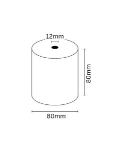 PAPEL ROLLOS TERMICO 80X80X12 (PACK 5 UNIDADES)