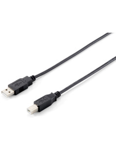 Equip 128860 Cable USB 2.0 Tipo A a Tipo B, 1,8 m , Negro