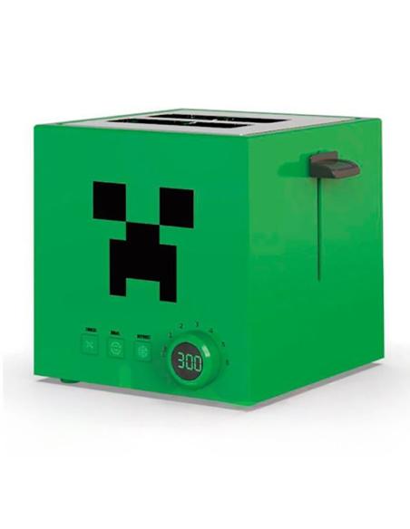 TOSTADORA MINECRAFT CABEZA CREEPER / 6 NIVLES / 40 X 12X 12 cm