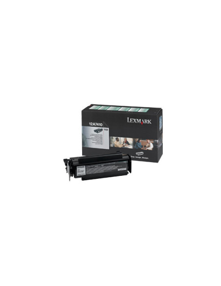 Lexmark 12A7410 cartucho de tóner 1 pieza(s) Original Negro