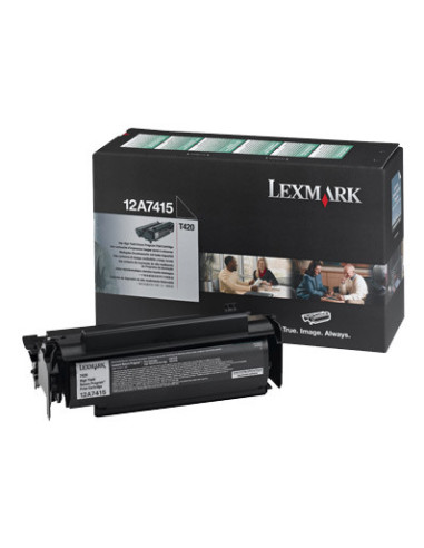 Lexmark 12A7415 cartucho de tóner 1 pieza(s) Original Negro