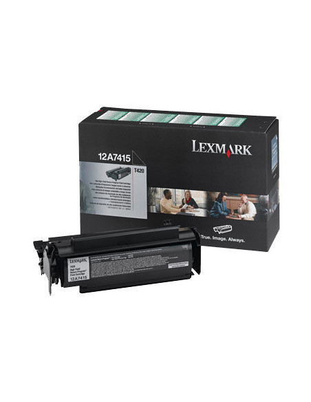 Lexmark 12A7415 cartucho de tóner 1 pieza(s) Original Negro