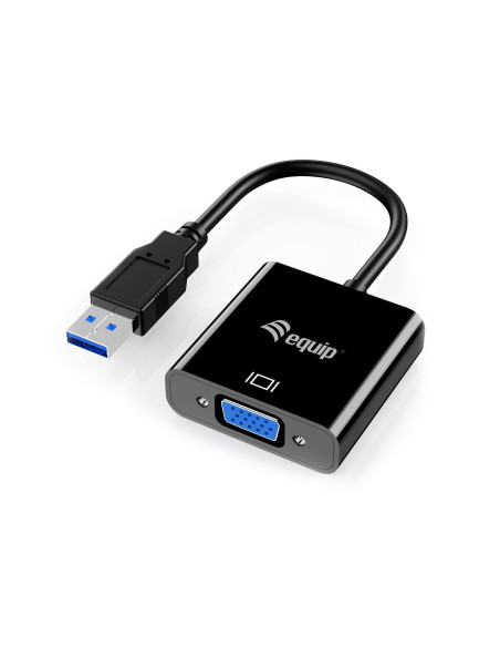 Equip Adaptador de USB 3.0 a VGA (HD15)