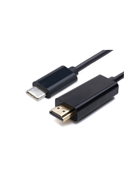 Equip 133466 adaptador de cable de vídeo 1,8 m USB Tipo C HDMI tipo A (Estándar) Negro