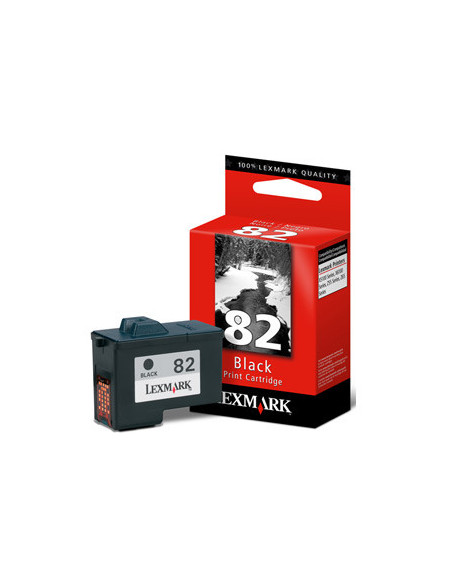 Lexmark No82   18L0032E Black Print Cartridge cartucho de tinta Original Negro