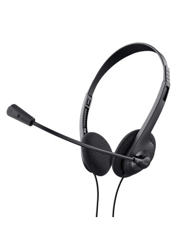 Trust 21665 auricular y casco Auriculares Alámbrico Dentro de oído Llamadas Música Negro