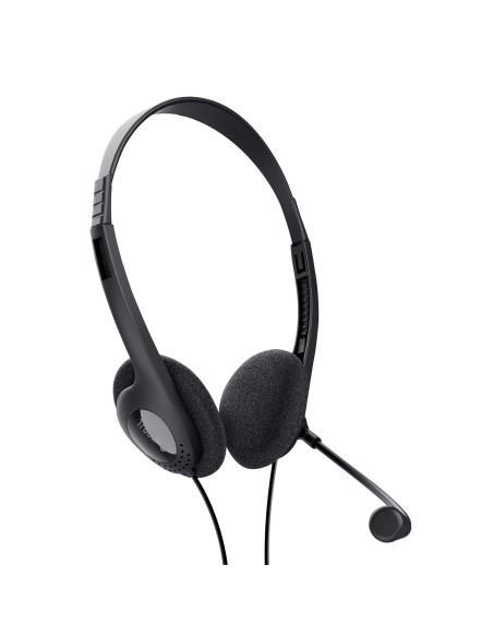 Trust 21665 auricular y casco Auriculares Alámbrico Dentro de oído Llamadas Música Negro