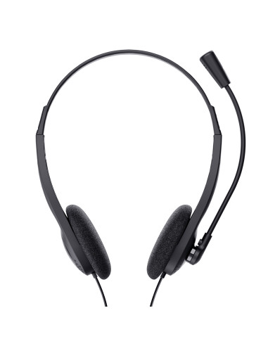 Trust 21665 auricular y casco Auriculares Alámbrico Dentro de oído Llamadas Música Negro