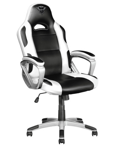 Trust GXT 705W Silla para videojuegos de PC Negro, Blanco