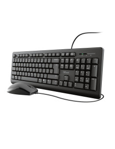 Trust TKM-250 teclado Ratón incluido Universal USB Español Negro