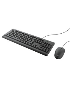 Trust TKM-250 teclado Ratón incluido Universal USB Español Negro 2