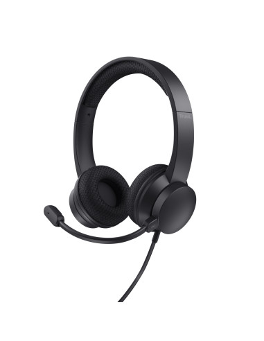 Trust Ayda Auriculares Alámbrico Diadema Llamadas Música USB tipo A Negro