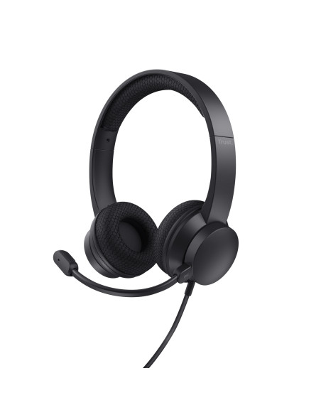 Trust Ayda Auriculares Alámbrico Diadema Llamadas Música USB tipo A Negro