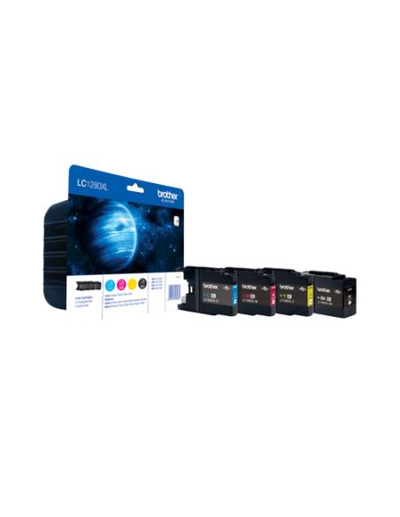 Brother LC1280XLVALBPDR cartucho de tinta 4 pieza(s) Original Alto rendimiento (XL) Negro, Cian, Magenta, Amarillo
