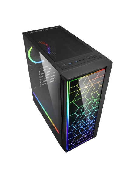 Sharkoon RGB LIT 100 Midi Tower Negro