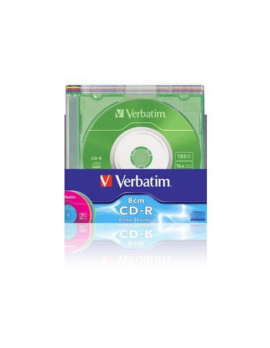 Verbatim CD-R 8cm Colour 210 MB 24x 5 pieza(s)