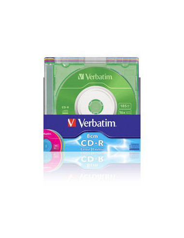 Verbatim CD-R 8cm Colour 210 MB 24x 5 pieza(s)