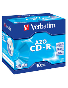 Verbatim CD-R AZO Crystal 700 MB 52x 10 pieza(s)