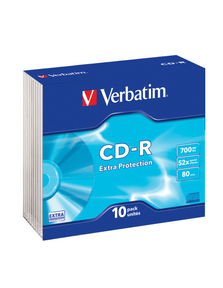 Verbatim CD-R Extra Protection 700 MB 52x 10 pieza(s)