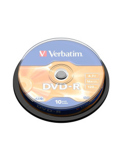Verbatim DVD-R Matt Silver 4,7 GB 10 pieza(s)