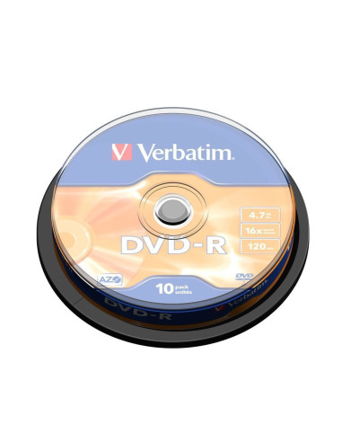 Verbatim DVD-R Matt Silver 4,7 GB 10 pieza(s)