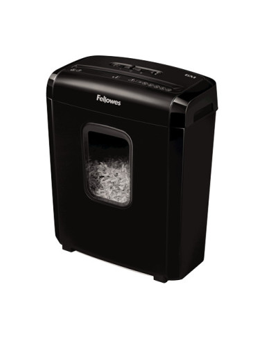 Fellowes Powershred 6M triturador de papel Microcorte Negro