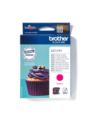 Brother LC123M cartucho de tinta 1 pieza(s) Original Magenta