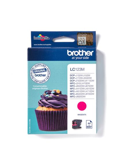 Brother LC123M cartucho de tinta 1 pieza(s) Original Magenta