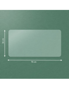 Leitz 53810003 protector de escritorio Cloruro de polivinilo (PVC) Transparente 2