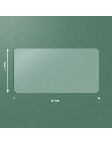 Leitz 53810003 protector de escritorio Cloruro de polivinilo (PVC) Transparente