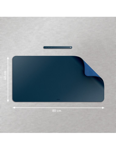 Leitz 53820068 protector de escritorio Cloruro de polivinilo (PVC) Azul oscuro