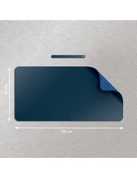 Leitz 53820068 protector de escritorio Cloruro de polivinilo (PVC) Azul oscuro