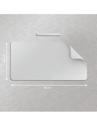 Leitz 53820085 protector de escritorio Cloruro de polivinilo (PVC) Gris