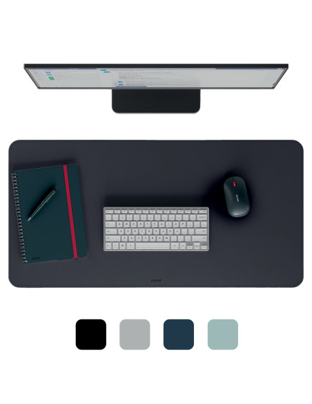 Leitz 53820095 protector de escritorio Cloruro de polivinilo (PVC) Negro